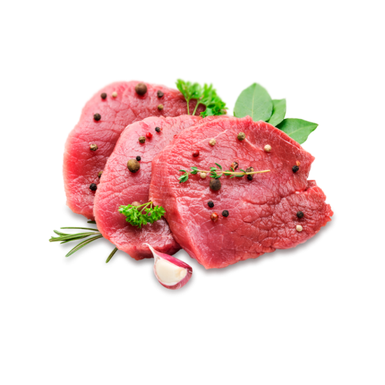 Raw Beef Steak With Spices